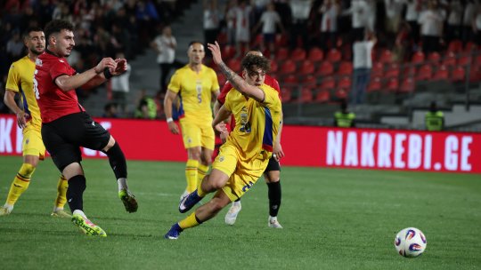 Georgia - România 1-1, ACUM, pe iAMsport.ro. Munteanu îl învinge pe Mamardashvili printr-o lovitură de cap