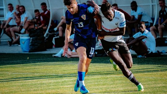 U Cluj a fost învinsă de Croația U19 într-un meci amical! Era 2-0 pentru naționala de juniori în minutul 11