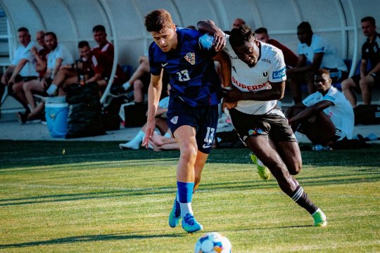 U Cluj a fost învinsă de Croația U19 într-un meci amical! Era 2-0 pentru naționala de juniori în minutul 11