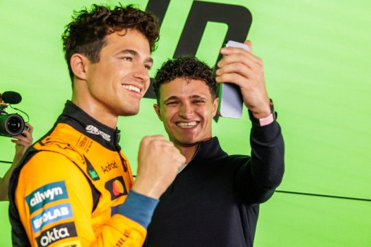 Lando Norris, vizită specială înainte de Marele Premiu al Austriei