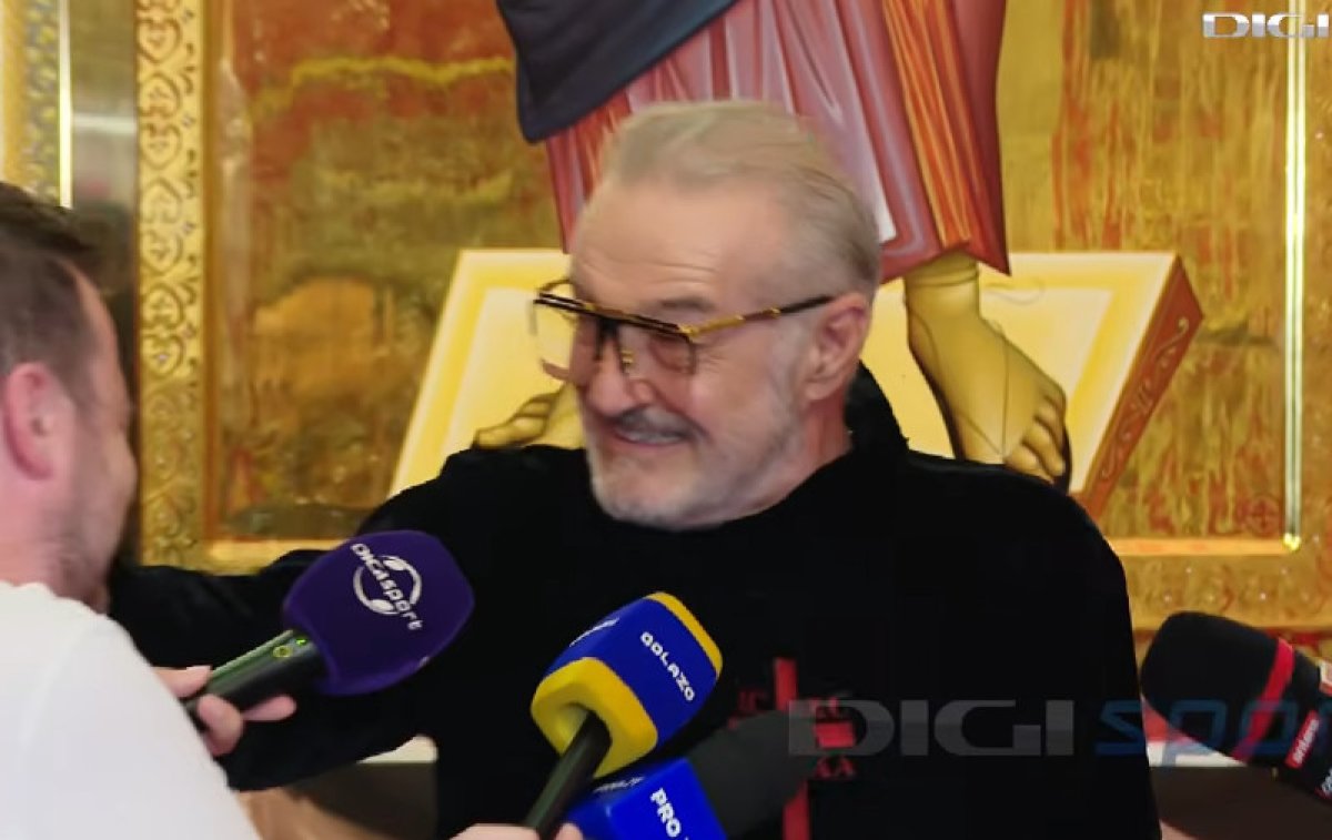 Momentul în care Gigi Becali lovește un jurnalist