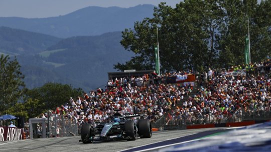 Russell câștigă în Austria. Verstappen și Antonelli l-au însoțit pe podium