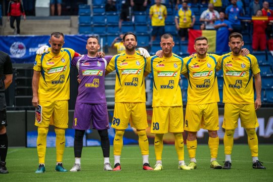 România, eliminată în sferturi de la Campionatul European de minifotbal