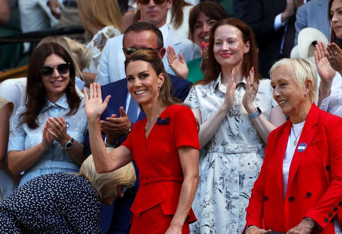Simona Halep a urmărit finala de la Wimbledon din Loja Regală, alături de prințesa Kate
