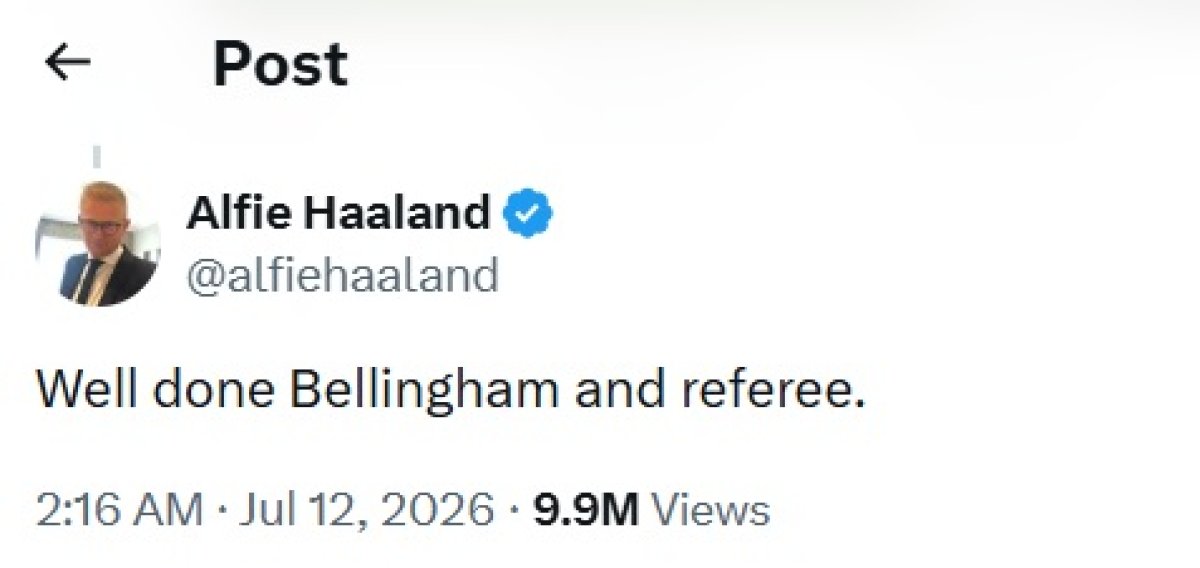 Postarea lui Alfie Haaland