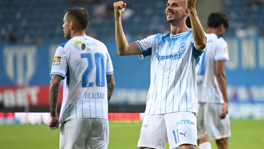 Universitatea Craiova - ML Vitebsk 1-0. Oltenii s-au calificat în turul doi preliminar din Liga Campionilor. Urmează Levski Sofia