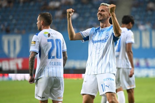 Universitatea Craiova - ML Vitebsk 1-0. Oltenii s-au calificat în turul doi preliminar din Liga Campionilor. Urmează Levski Sofia