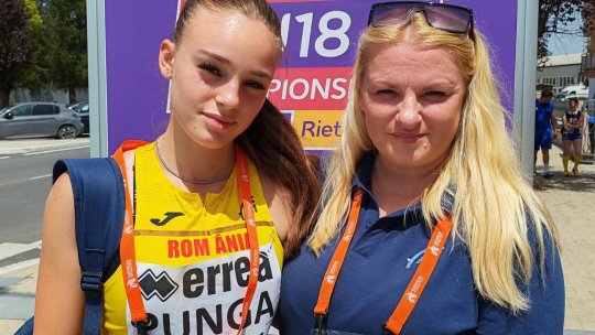 La doar 15 ani, Carolina-Andreea Pungă a terminat pe locul 5 în finala probei de 100 metri la Europenele U18