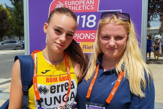 La doar 15 ani, Carolina-Andreea Pungă a terminat pe locul 5 în finala probei de 100 metri la Europenele U18