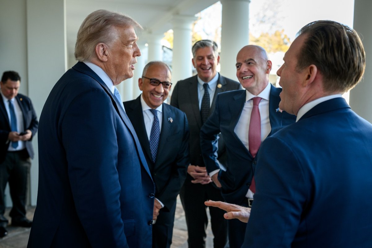 Andrew Giuliani, Donald Trump și Gianni Infantino