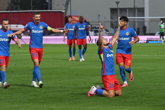 Csikszereda - FCSB 0-2, în etapa #2 din SuperLigă. Radunovic și Politic au adus liniștea încă din prima repriză