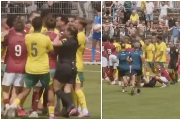 Arbitră comoționată la partida Metz-Fortuna Sittard! A intervenit într-o altercație, dar a fost pusă la pământ