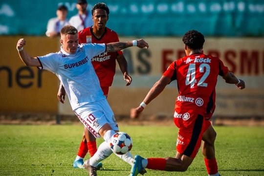 Rapid, remiză albă cu Rapid Viena în al doilea amical al verii