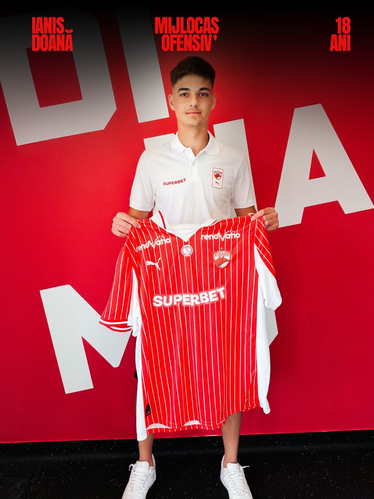 Ianis Doană semnase cu Dinamo până în 2029