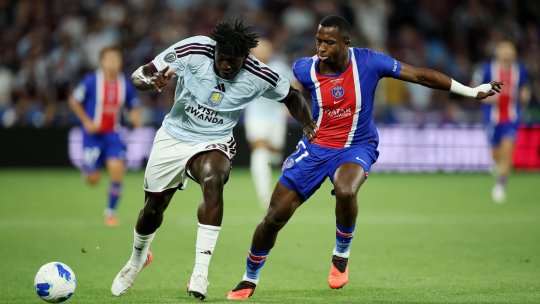 PSG - Aston Villa 1-0, ACUM, pe iAMsport.ro. Kvaratskhelia a deschis scorul în Supercupei Europei!