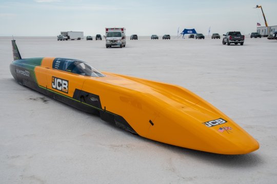 JCB Hydromax scrie istorie la Bonneville. 653 km/h cu motoare cu hidrogen și un nou record mondial