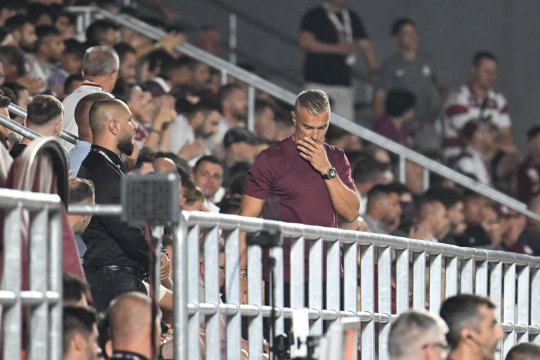 ”E frustrant”. Cum a comentat Angelescu eliminarea lui Pancu din Rapid - Dinamo 0-1: ”Dominam în acele momente