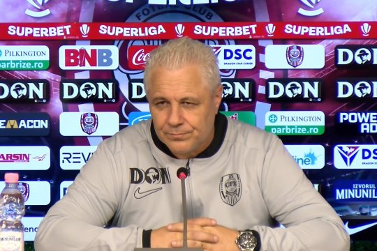 Șumudică, prima conferință după revenirea la CFR: ”Dacă ne vom gândi doar la bani, retrogradăm sezonul ăsta! Credeți că mie mi-au dat vreun ban, e sacoșa plină?”