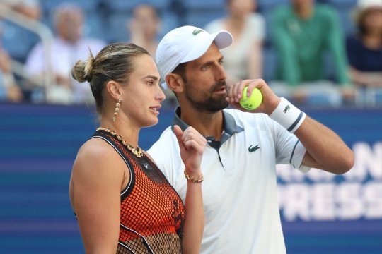 Djokovic și Sabalenka, eliminați în primul tur al probei de dublu mixt de la US Open