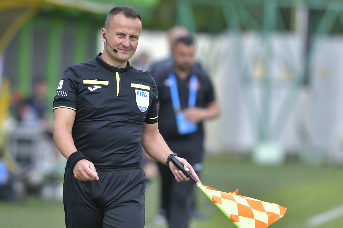 Octavian Șovre, la un meci CS Mioveni - Hermannstadt