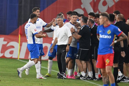 Nemulțumirea lui Sabău după remiza dramatică cu FCSB: ”Sunt supărat!”