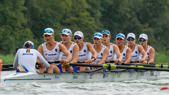 România, aur și record mondial la Campionatele Mondiale de canotaj! Victorie spectaculoasă la Amsterdam pentru echipajul de 8+1 feminin