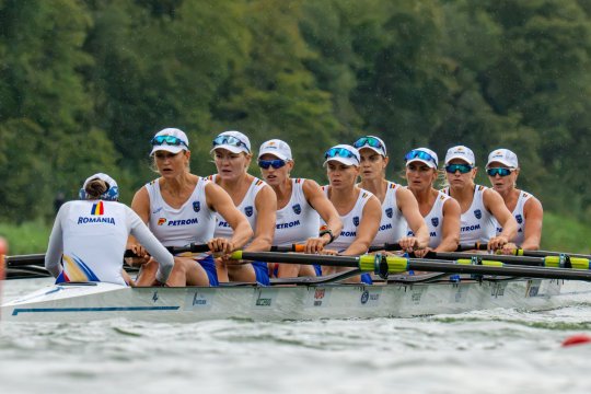 România, aur și record mondial la Campionatele Mondiale de canotaj! Victorie spectaculoasă la Amsterdam pentru echipajul de 8+1 feminin