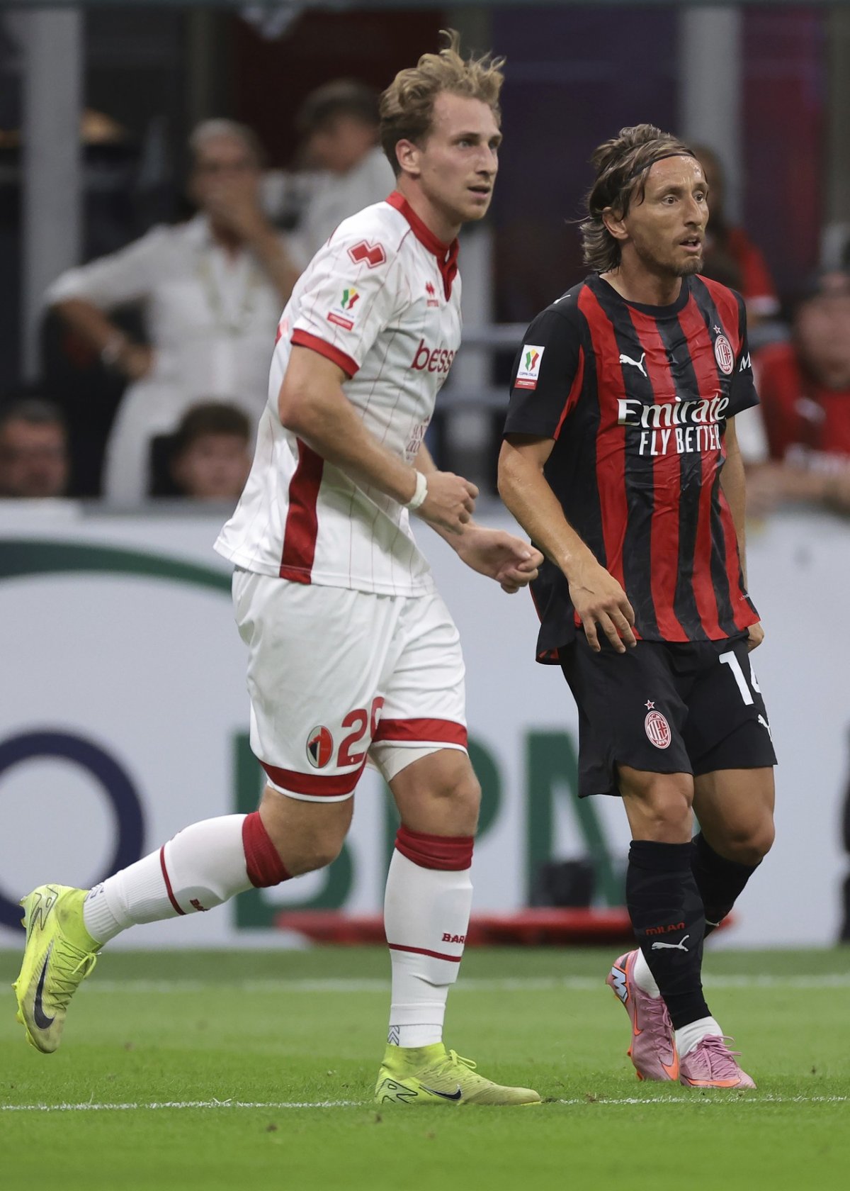 Matthias Verreth, alături de Luka Modric, în Cupa Italiei