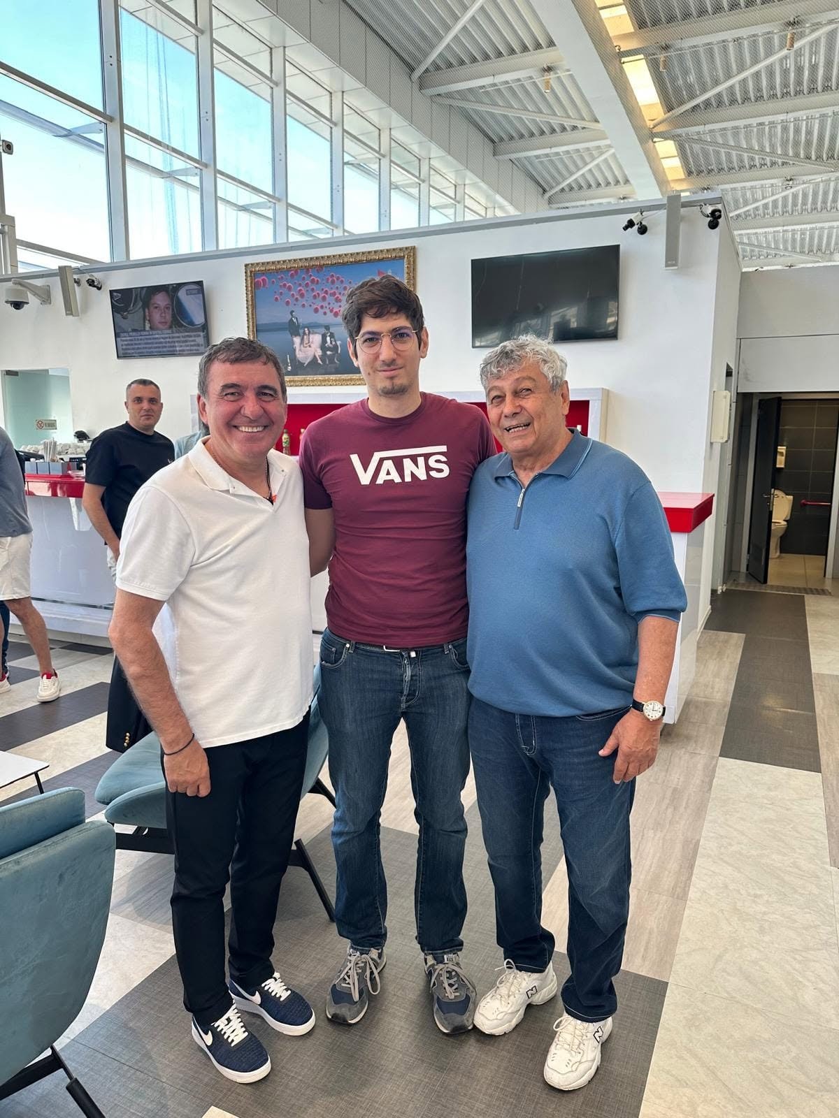 Gică Hagi, Matei Lucescu și Mircea Lucescu