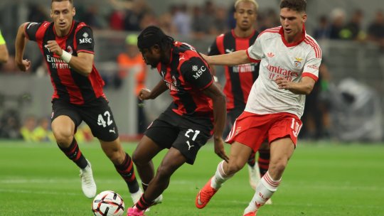 Milan, înfrângere categorică pe San Siro cu Benfica! Beer Sheva, remiză în Giulești. Rezultatele zilei din Europa League