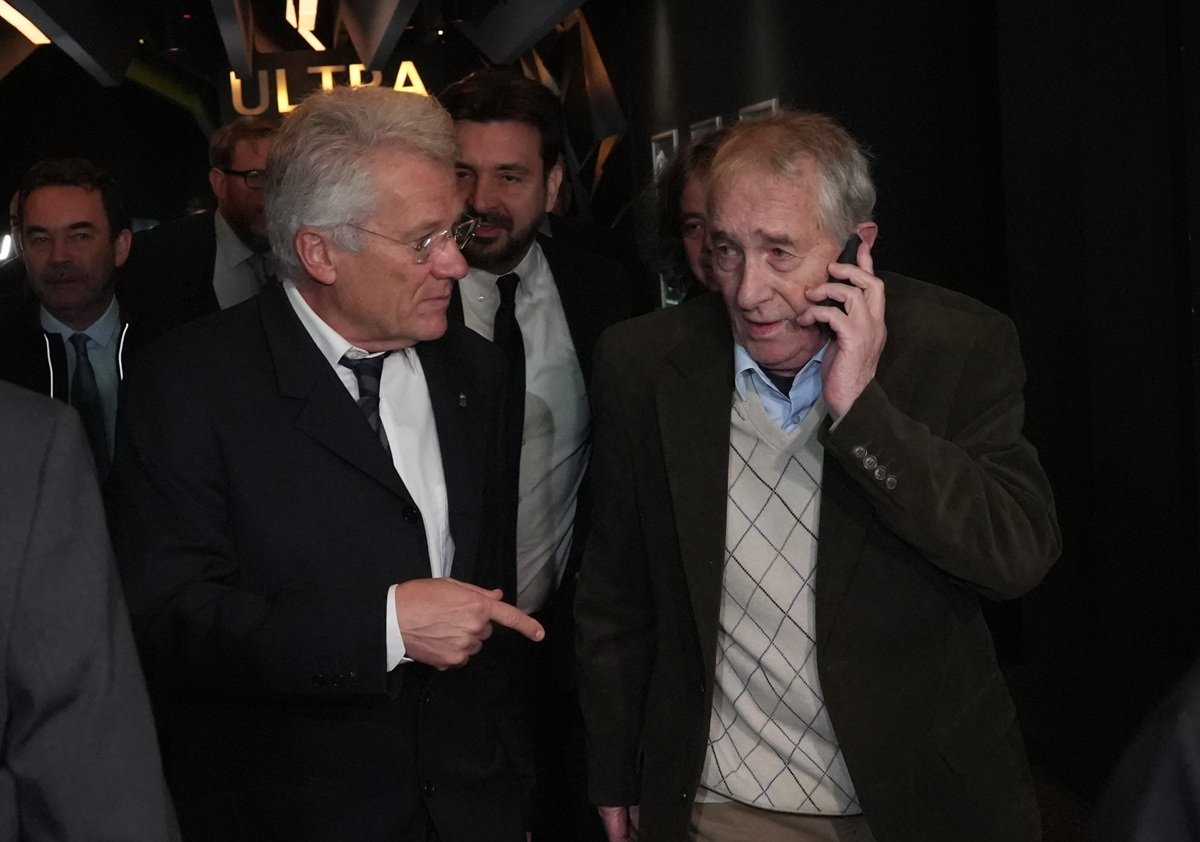Ladislau Boloni și Valentin Ceaușescu - fostul protector al Stelei. Cei doi au rămas în relații foarte apropiate