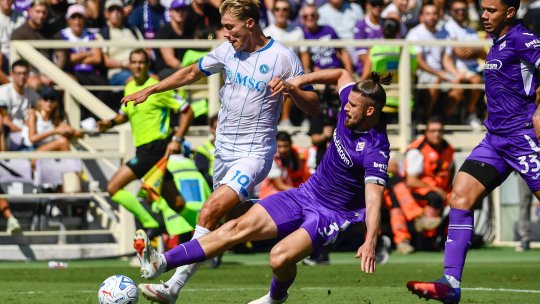 Radu Drăgușin, integralist în remiza dintre Fiorentina și Napoli! Ce notă a primit fundașul român