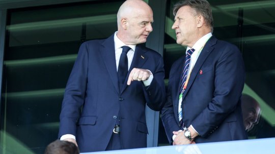 Scandal înainte de Polonia - România. Președintele Federației ar fi fost filmat pe ascuns în ipostaze jenante, după o cină cu Gianni Infantino