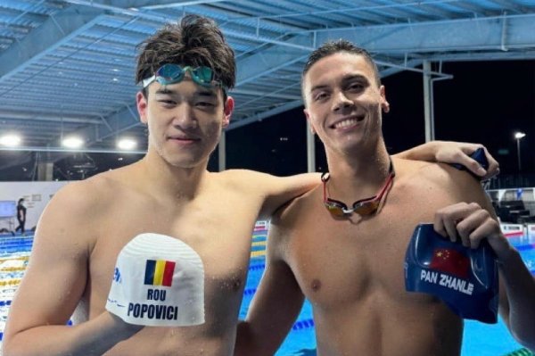 Pan Zhanle i-a pus o întrebare directă lui David Popovici. Ce i-a răspuns românul