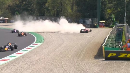 Start de coșmar pentru Ferrari: Leclerc, nevoit să abandoneze în turul 2 după un accident! Cursa a fost întreruptă