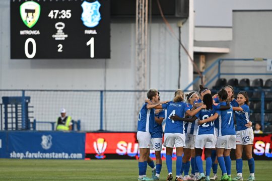 Jucătoarele de la Farul, bucurie fără margini după ce au câștigat un nou campionat: ”E de nedescris”