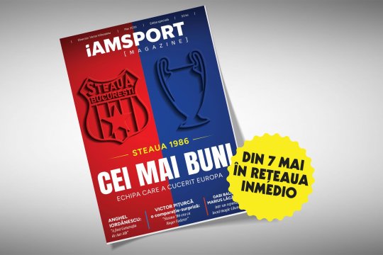 Ediție specială I AM SPORT Magazine: 40 de ani de la Sevilla ’86. Revista apare pe 7 mai și va fi disponibilă în rețeaua Inmedio