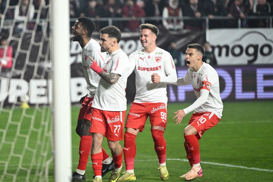 CFR Cluj - Dinamo 1-1. Sinyan egalează printr-un șut puternic din careul mare