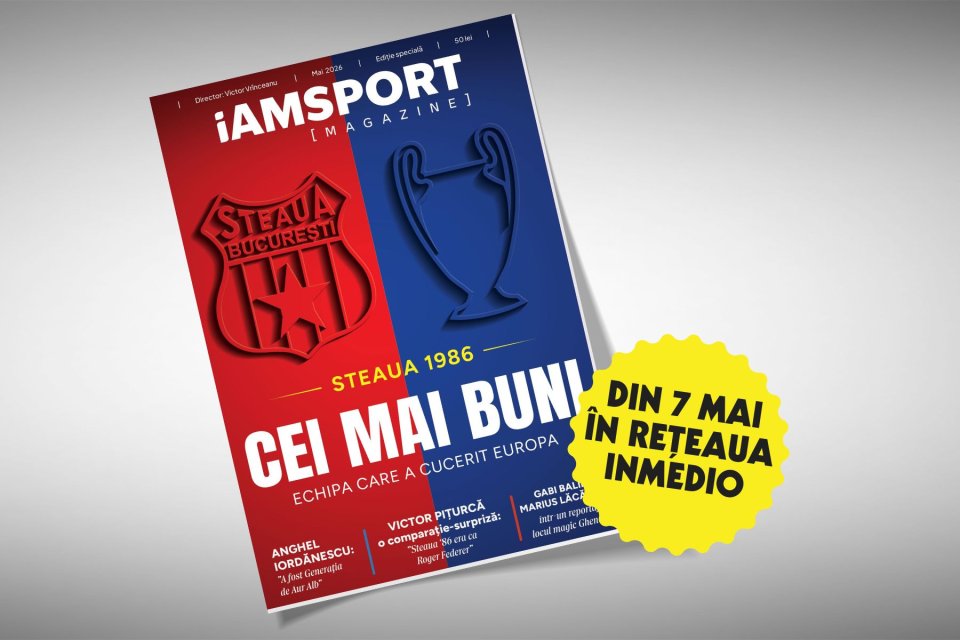 Ediție specială I AM SPORT Magazine: 40 de ani de la Sevilla ’86. Revista apare pe 7 mai și va fi disponibilă în rețeaua Inmedio