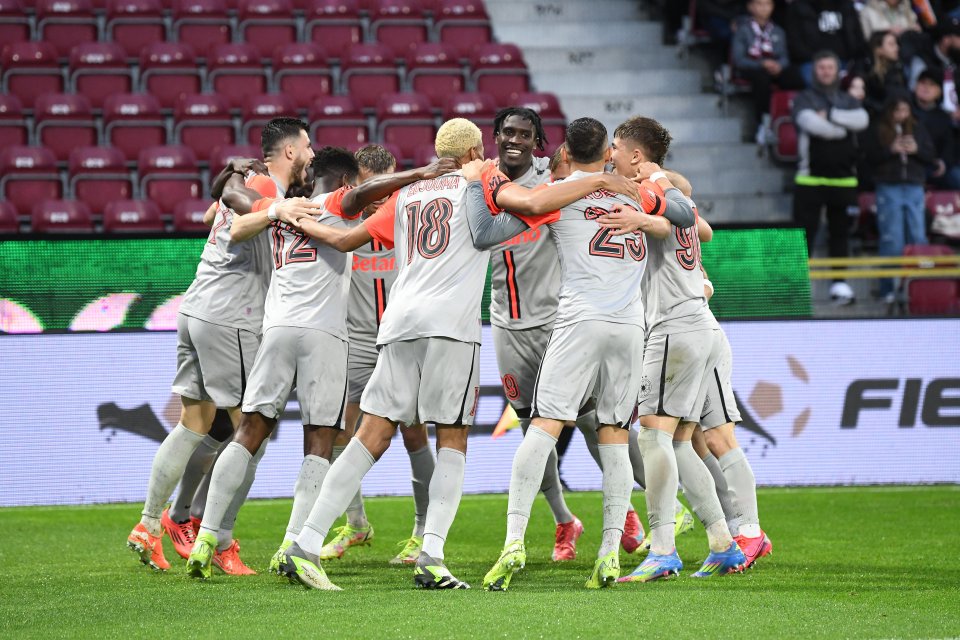 CFR Cluj - FCSB 1-1. ”Roș-albaștrii” au terminat play-off-ul neînvinși!