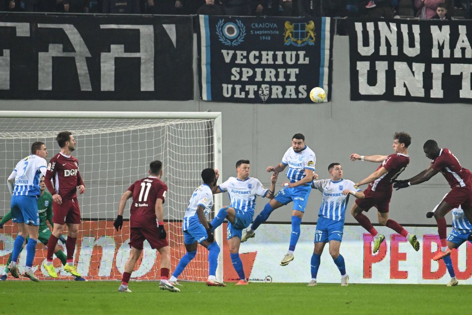 Cupa României, sferturi | Universitatea Craiova - CFR Cluj 3-1. Argeș, calificare cu emoții