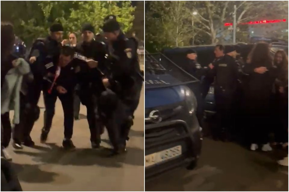 Un fan al lui Dinamo, scandal-monstru cu Jandarmeria după eșecul cu Craiova! A fost luat pe sus și dus în dubă: ”E abuziv ce faceți!”
