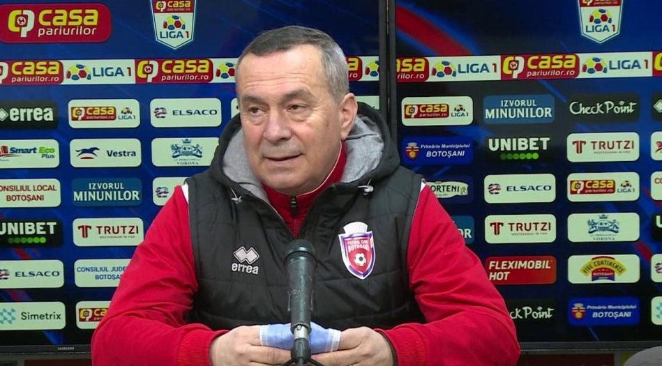 Mihai Ciobanu, antrenorul celor de la FC Botoșani