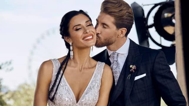 Sergio Ramos și Pilar Rubio, într-un tablou de familie