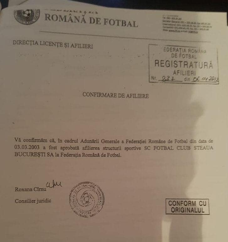 Document postat pe pagina de Facebook Glasul Armatei