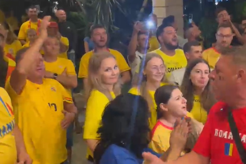 Peste 100 de fani i-au așteptat la hotel pe jucătorii României cu victoria cu 3-0 în fața Ciprului