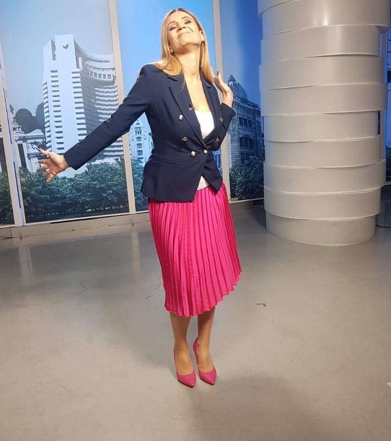 Anca Alexandrescu, prezentatoarea Realitatea TV