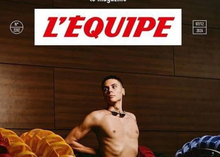 David Popovici, pe prima pagină din L'Equipe Magazine