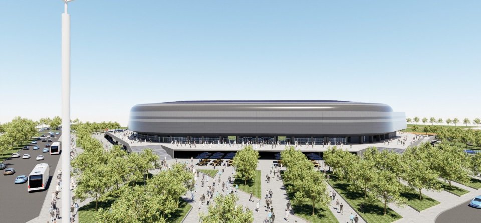 Macheta viitorului stadion al lui FC Argeș