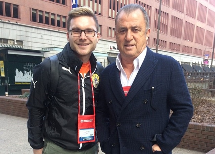Vlad Mureșan (în poză alături de Fatih Terim) s-a format ca antrenor în SUA